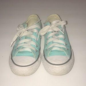 Sz 11 little kids turquoise converse